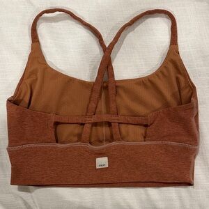 Vuori terracotta/rust colored sports Bra size small